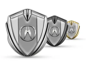 Honda Emblema Metallico Badge Look Tuning Dettaglio Lucido